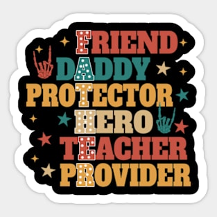 Fathers Day, Dad Definition, Father Friend Daddy Hero Teacher Provider Sticker